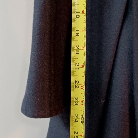 Wool Navy Overcoat - Picture 9 of 12